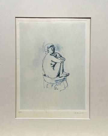 Art work by Antonio Bueno Figura  - lithography paper 